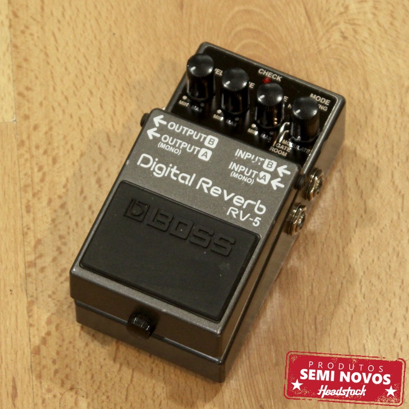 Boss | RV5 | Reverb | Headstock