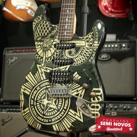 Fender Squier Obey Graphic Stratocaster HSS